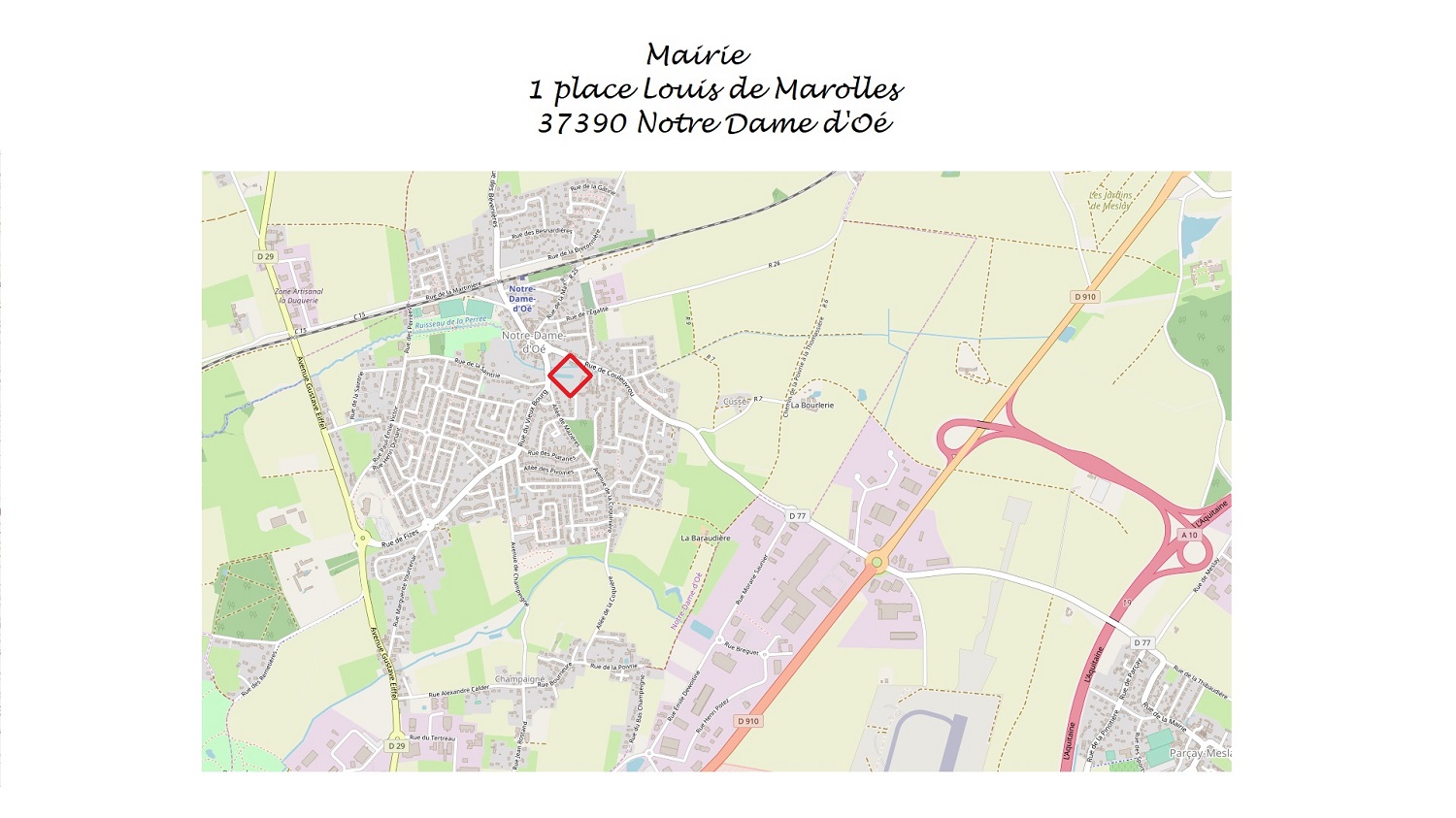 Mairie Notre Dame d'Oé